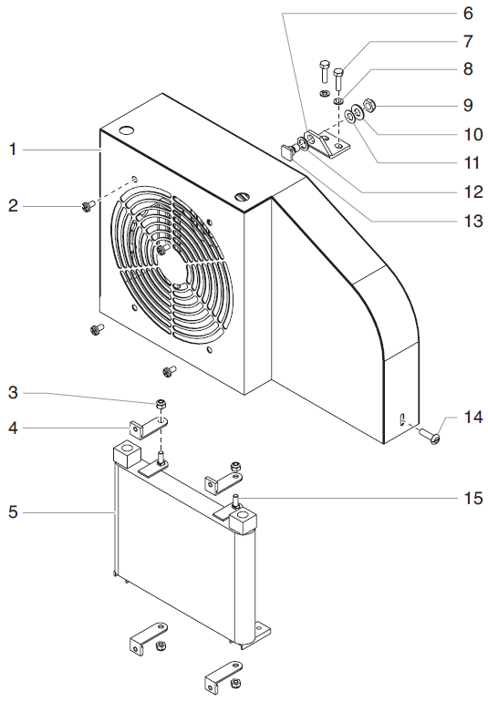 PowrLiner 8900XLT SP Belt Guard Assembly